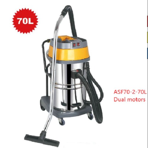 Wet/Dry Vacuum cleaner ASF70-2-70L (70L 3000W, dual motors) 
