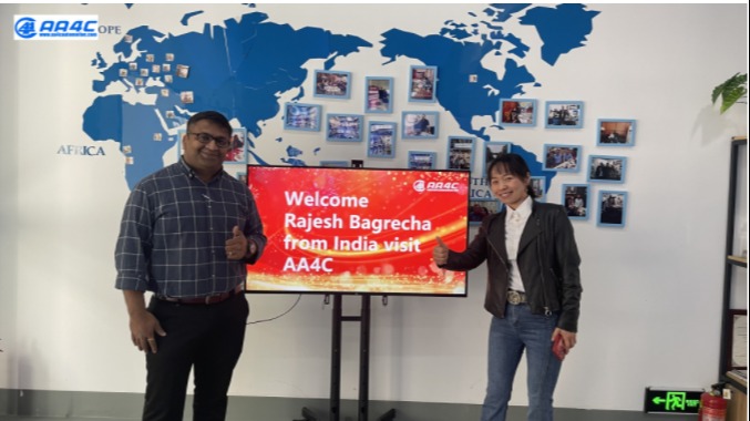 AA4C Warmly welcome client from India visiting 