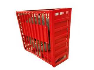 Tire Inflation Cage with tire moving roller AA-TIC140