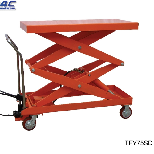 AA4C pneumatic and hydraulic double-function table truck 1000kg 2200lb load capacity