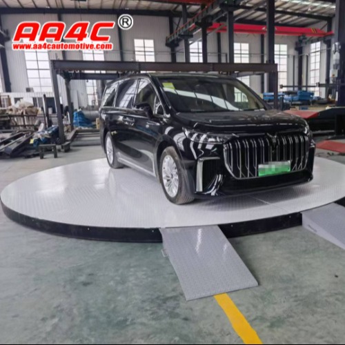 Low Profile 3T5M diameter Rotating Car Turntable Auto Show Turntable Car Rotating Platform With Ramp 185mm