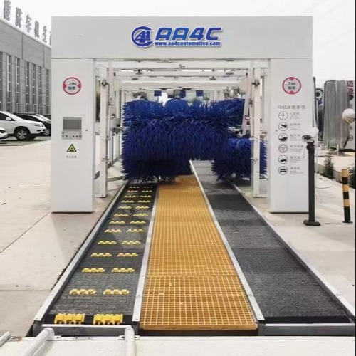 AA4C double conveyor tunnel car washing machine  automatic  High-Speed Double Chain Car Wash System