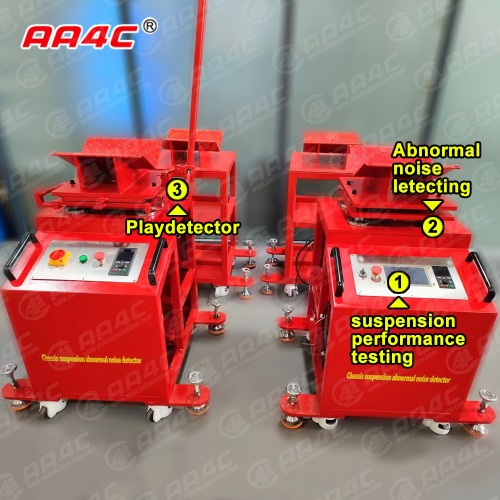 3 in1 Vehicle chassis suspension Abnormal sound detector with play detector and suspension performance 