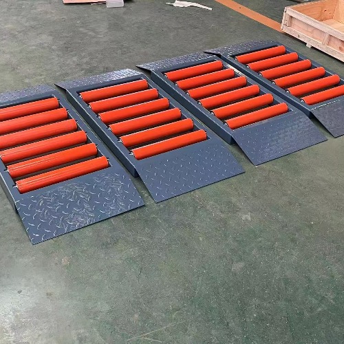 AA4C movable portable free roller for vehicle test line inspection equipments  for car  4T capacity 
