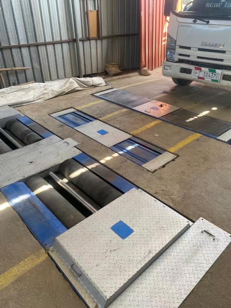 Ethiopia Case Vehicle inspection  Equipments test lane for both car and trucks