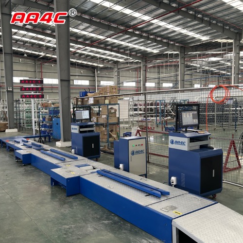 VN 2-wheeled motorcycles Centralized testing line brake force axle load speedometer clamping wheel alignment headlight tester
