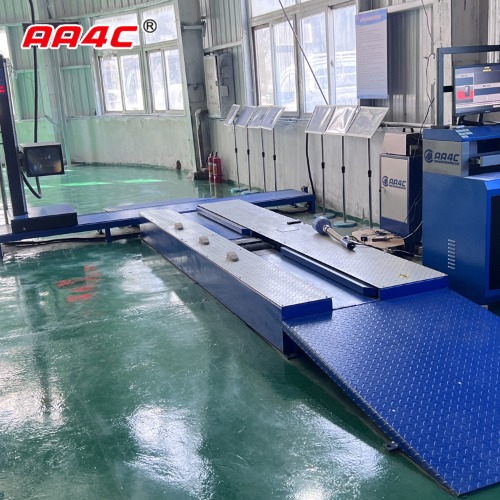  2-wheeled motorcycles Centralized testing line brake force axle load speedometer clamping wheel alignment headlight tester