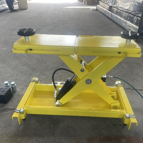 AA4C Rolling jack works on 4 columns car lift jack beam with air hydrualic pump , extensive platform 7000lbs 3T