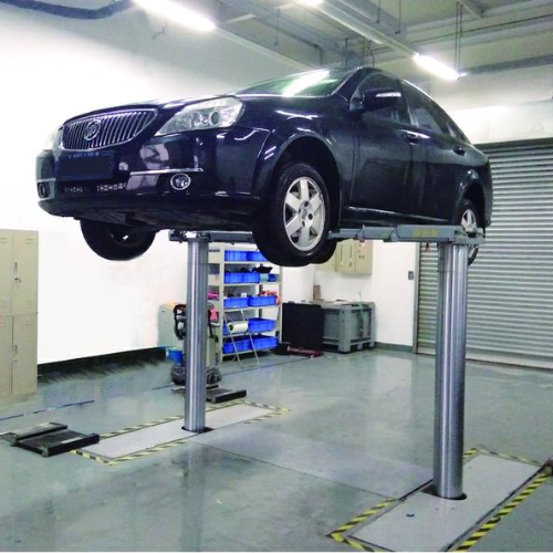 AA4C pneumatic inground car lift 2 columns vehicle hoist for car washing 5000kg with coverplate L5800(B) 