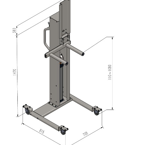 pneumatic Tire lifter  BJ-LM130S 