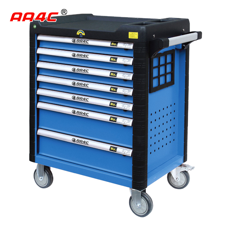 AA4C 421pcs high grade 7 drawers auto repair  tools cabinet trolley AA-B76421