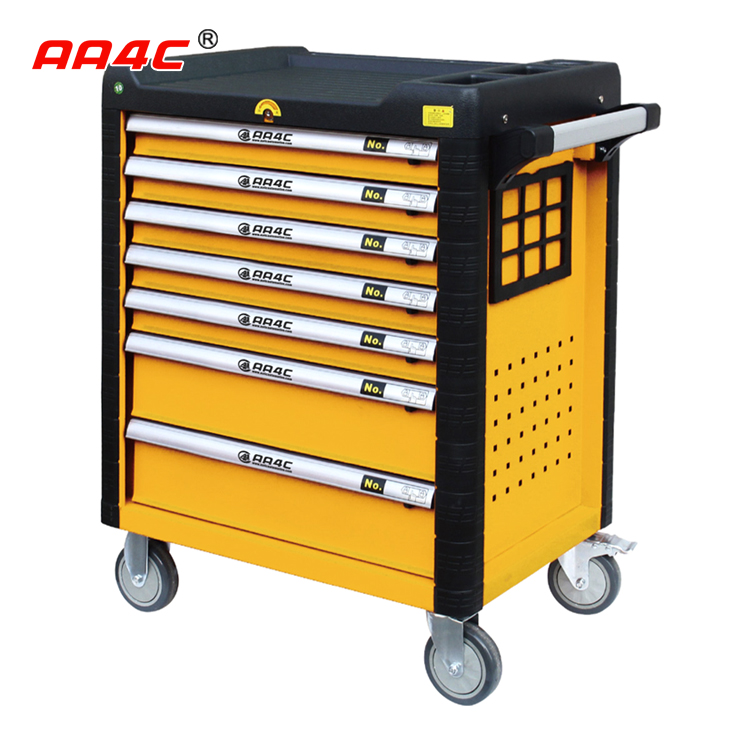 AA4C 404pcs high grade 7 drawers tool cabinet trolley  AA-A76404