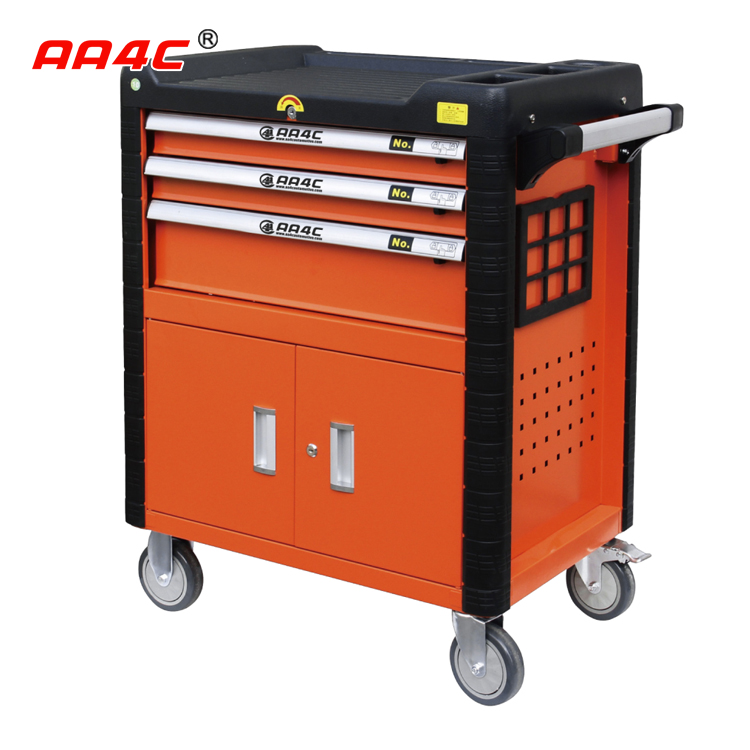 AA4C 208pcs high grade 4 drawers tool cabinet trolley  AA-A33208